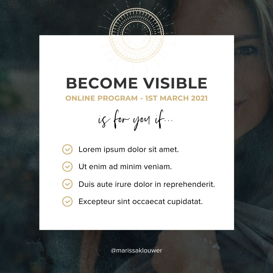 3 Marissa Klouwer social media post template design