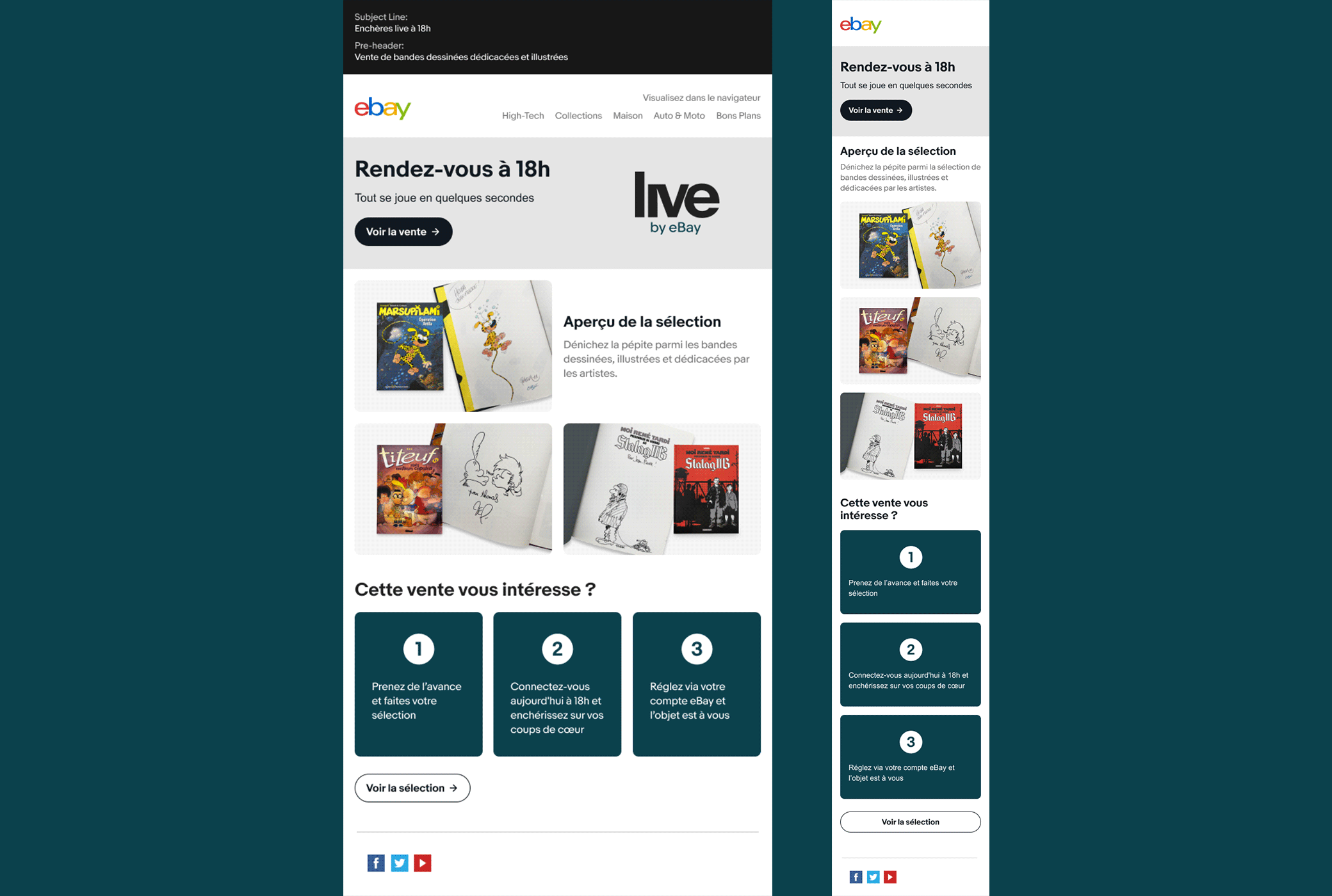 eBay France CRM design email marketing by Jade Smith