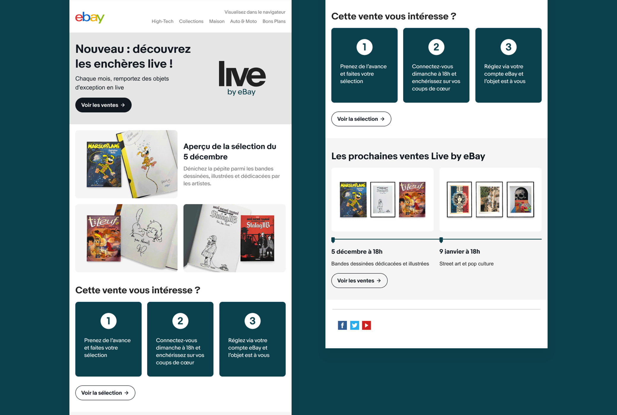eBay France CRM design email marketing by Jade Smith