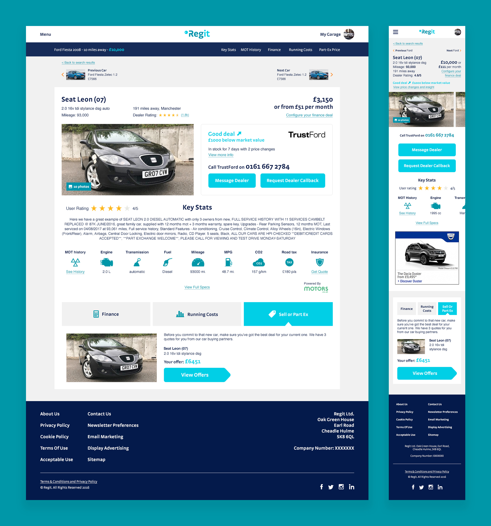 regit-dash-3 Regit.cars Dashboard Design by Jade Smith