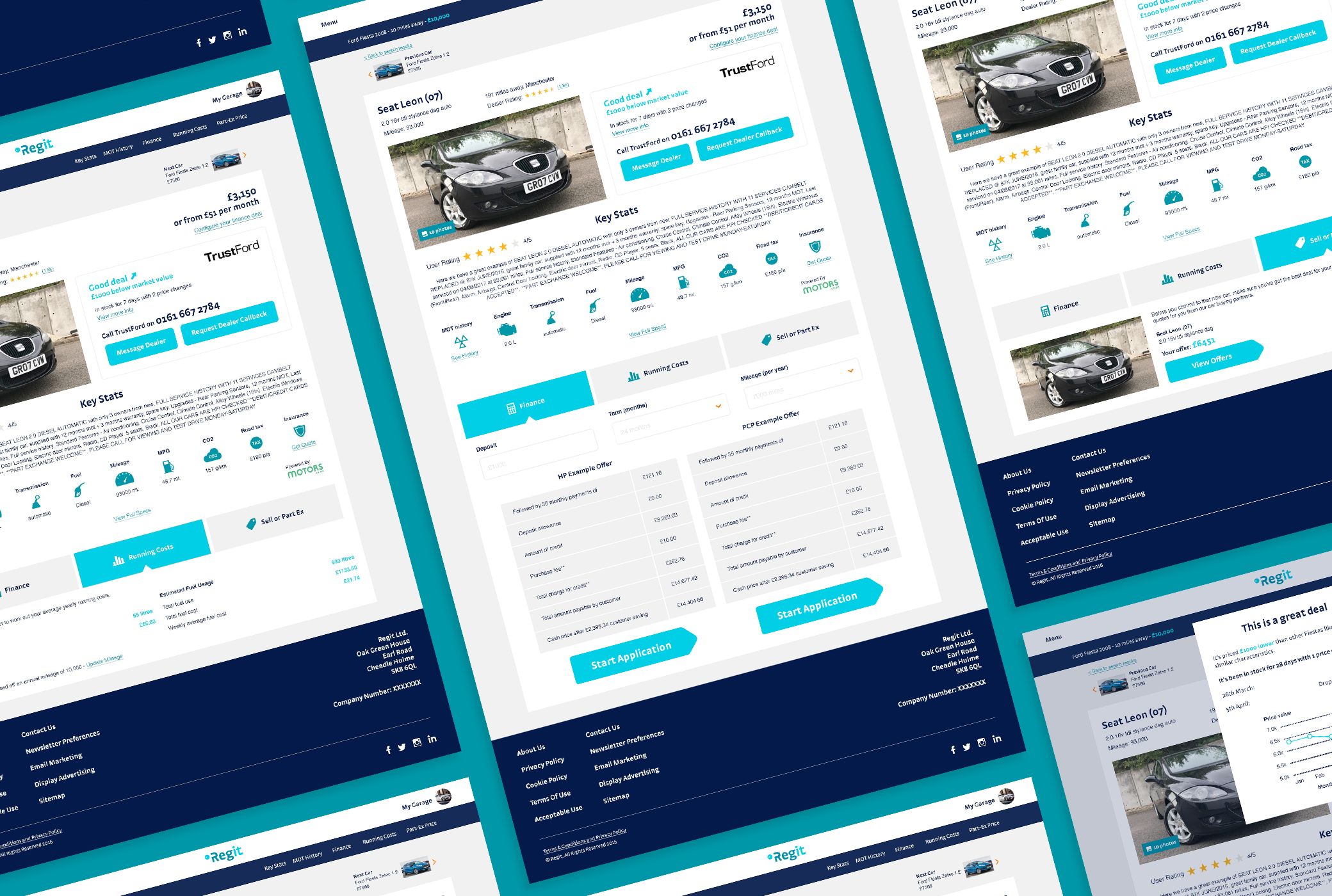 regit-dashboards Regit.cars Dashboard Design by Jade Smith