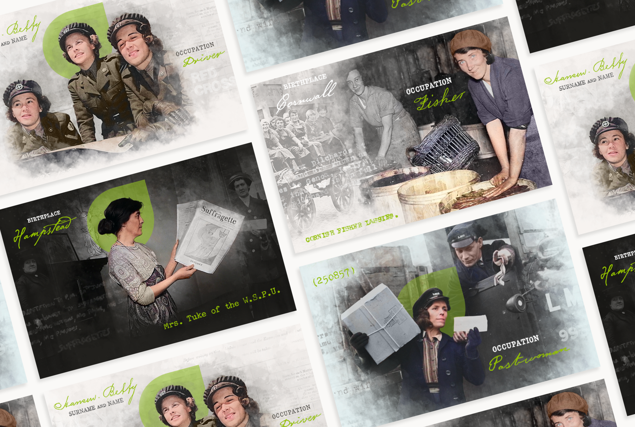 Ancestry women's history month 2023 designs by Jade Smith