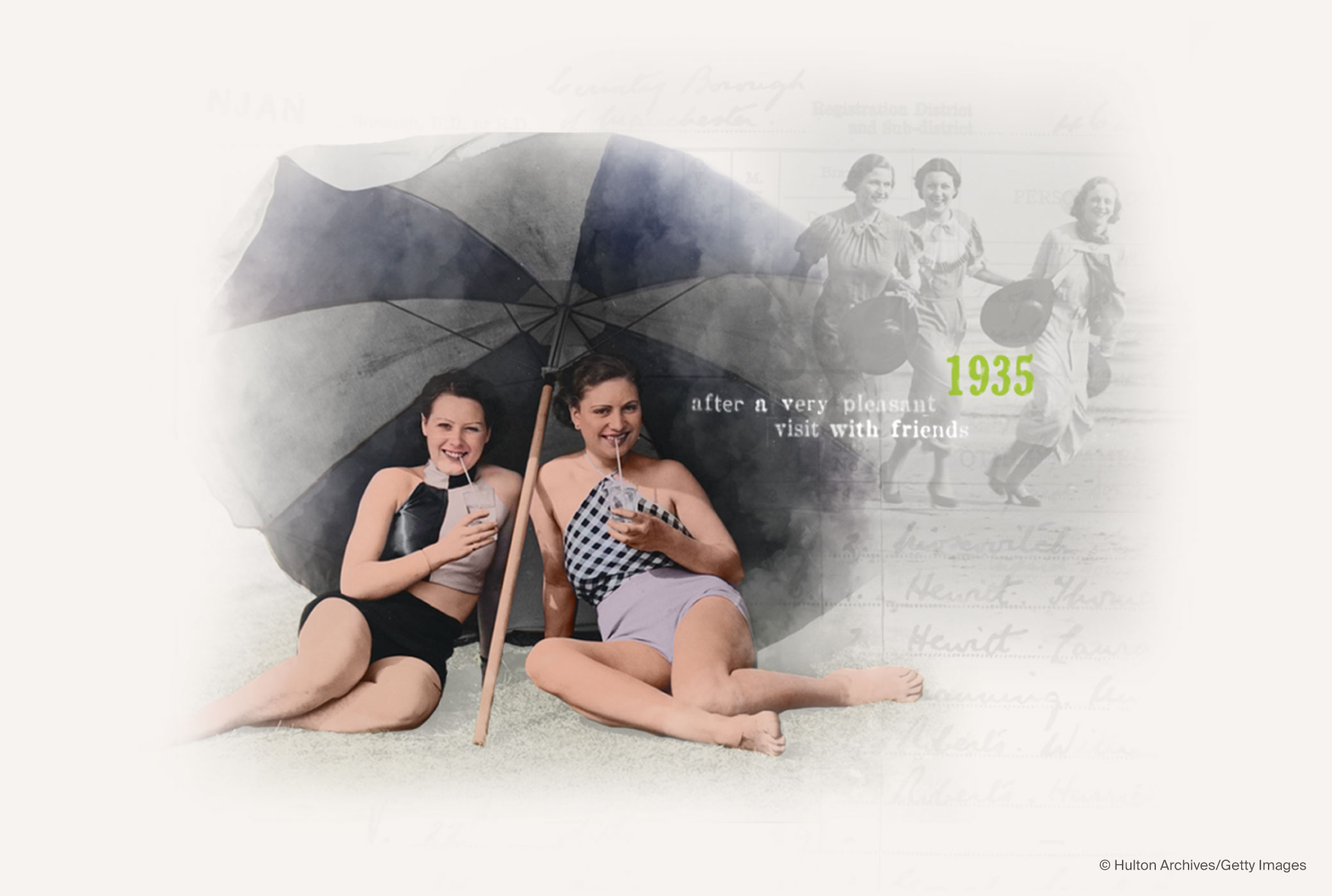 Ancestry summer montage design by Jade Smith