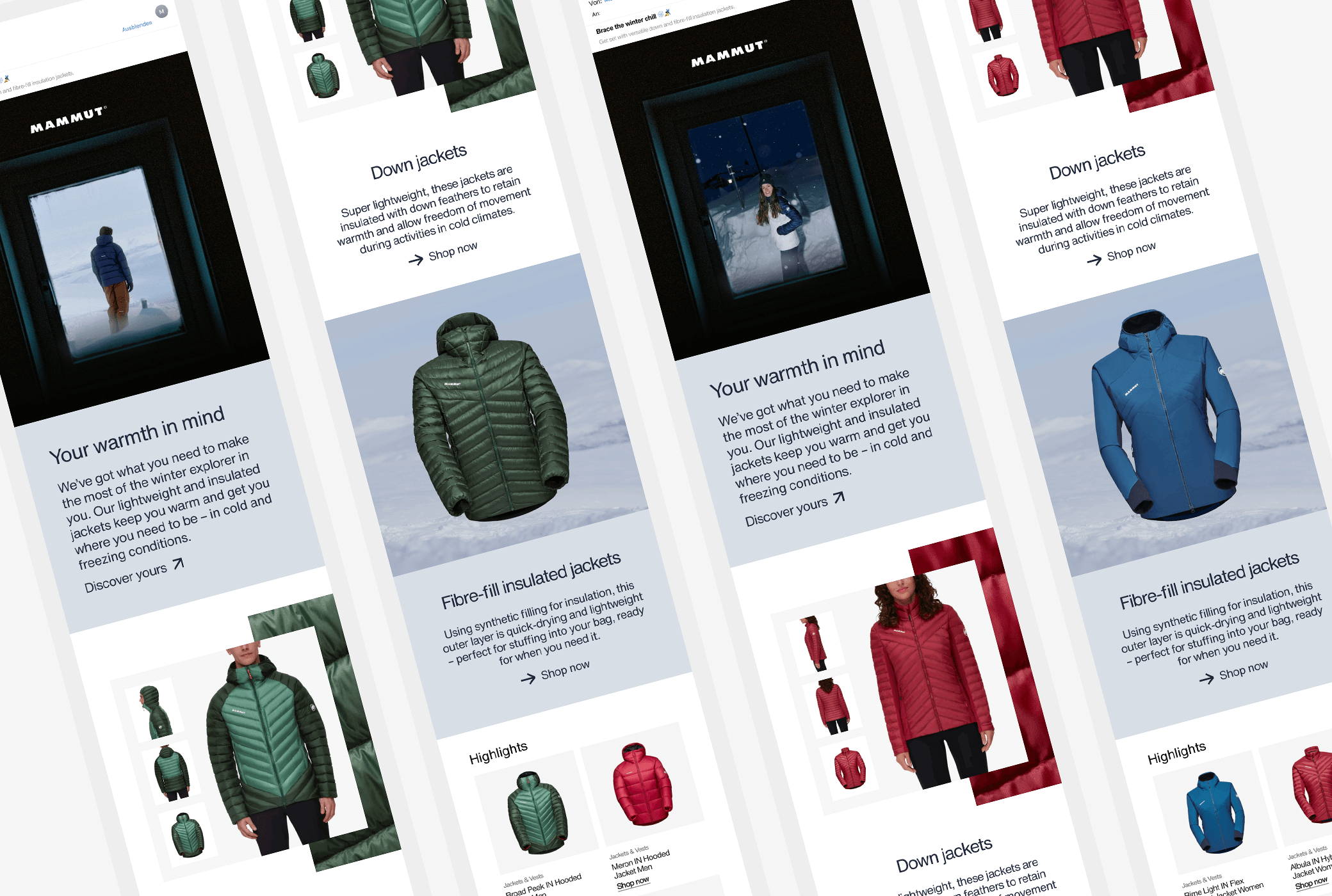 Mammut Insulation Jackets Newsletters