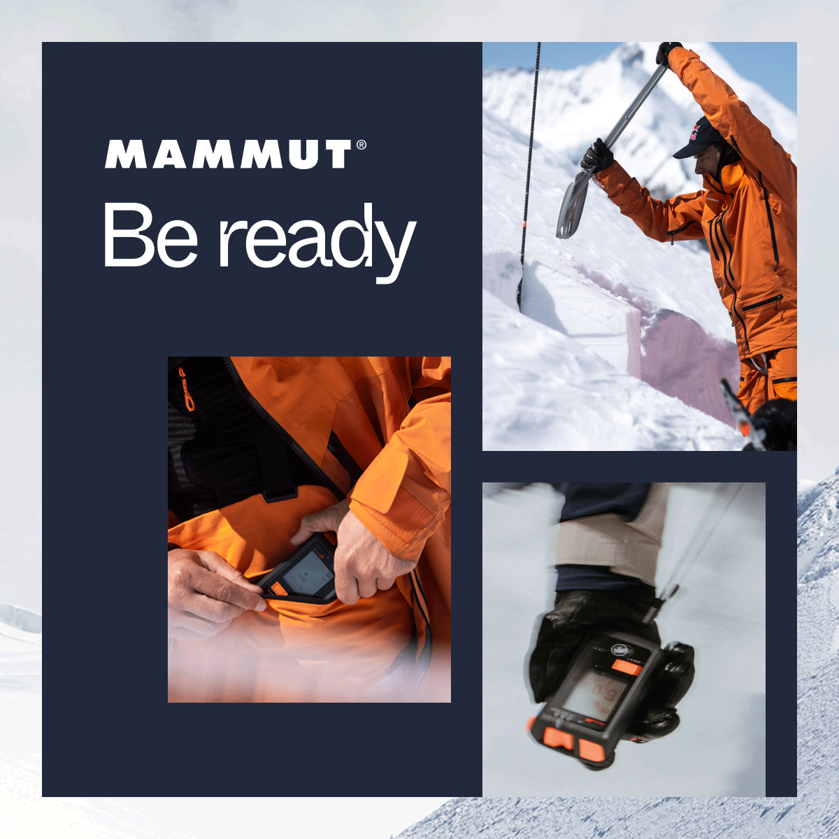 Mammut Avalanche Safety Paid Media GIF Design