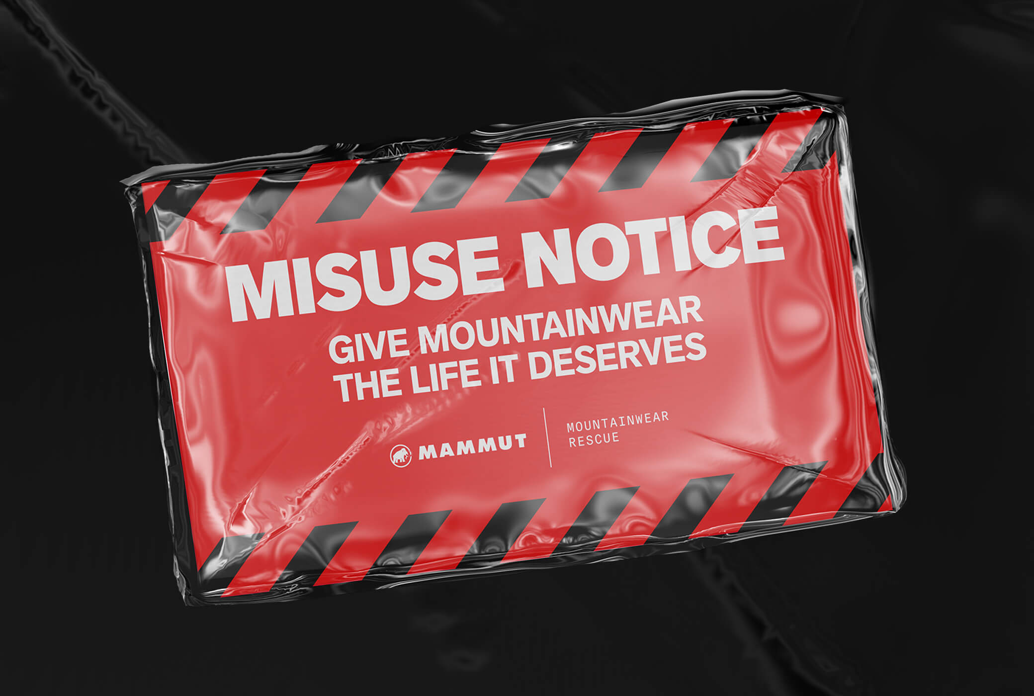 Mammut Misuse Notice Designed by Jade Smith